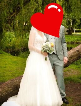 Wunderschönes Brautkleid mit Glitzer - Scharbeutz