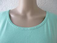 NEU mit ETIKETT * Edel * Silber Nieten * Tank * Top * T- Shirt "BEXLEYS Edition" Gr. 40- 42, 44/ M- L * mint- smaragd- grün * - Riedlingen