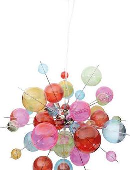 näve Pendelleuchte Explosion, ohne Leuchtmittel, Hängeleuchte,metall,glas,multicolor, 10xG9 max.20W