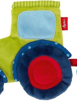 Sigikid Schmusetuch PlayQ, START Knistertuch Traktor, mit Beißfläche