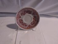 Vitro-Porzellan Untertasse im roten Dekor / Teller von Villeroy & Boch "FASAN" - Zeuthen
