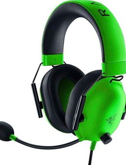 RAZER Blackshark V2 X - Razer Green Gaming-Headset (Rauschunterdrückung)