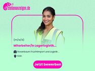 Mitarbeiter/in Lagerlogistik (m/w/d) - Köln