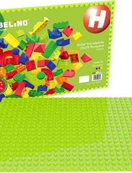 Hubelino Hubelino 560er Grundplatte hellgrün Spielbausteine, Made in Germany