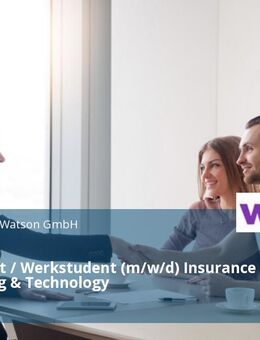 Praktikant / Werkstudent (m/w/d) Insurance Consulting & Technology - Köln