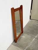 Mid Century Teak Spiegel Mirror 60er 70er Danish Design in 22303