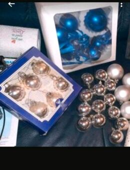 Tannenbaumkugeln Weihnachtskugeln Glas über 60 Stück - Klein Wittensee