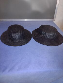 Fastnacht Karneval Hut, 2x Damen Herren, EUR 14 VHB, schwarz, gebraucht - Ober-Ramstadt