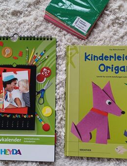 Origami sehr schönes Buch neu mit Papier dazu und neuer Bastelkalender - Bielefeld Buschkamp