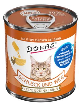 Dokas Schleck und Weg Katzendrink mit Huhn - Sparpaket: 24 x 100 g