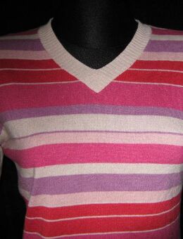 NEU* Edler * Caschmeré- Seiden * Streifen * Kurzarm * Pullover „ae Eléganz“ Gr. 38-40/ S, bunt * - Riedlingen Zentrum