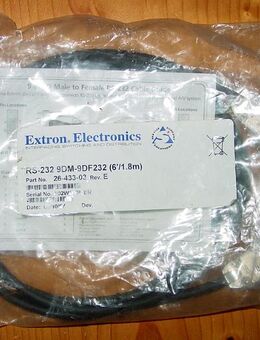 Extron Electronics RS 232 AV 9DM-9DF prof. Audio Video Data Transfer Adapter Kabel Extron MediaLink IP Link - Landsberg (Lech)