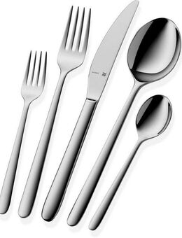 WMF Besteck-Set Flame Plus (30-tlg), 6 Personen, Cromargan® Edelstahl Rostfrei, ergonomisch, Cromargan protect