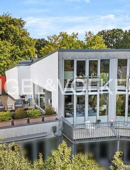 Exklusive 3 Zimmer Penthouse-Maisonette-Wohnung plus Galerie und großer, ruhig gelegener Dachterrasse in West-Ausrichtung - Hamburg