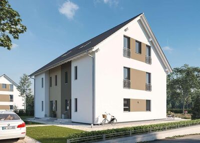 Moderne Neubau-Doppelhaushälfte in KO-Kesselheim