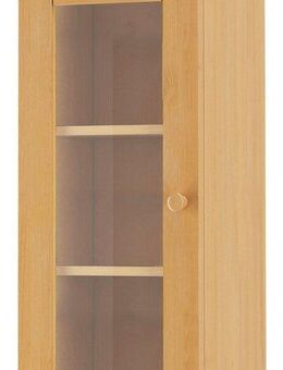 Home affaire Hängevitrine Cubrix, wahlweise mit oder ohne Glastür aus schönem massivem Kiefernholz, Breite 35 cm, Höhe 85 cm