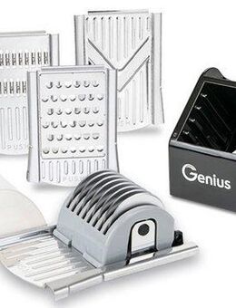 Genius Gemüseschneider Nicer Dicer Speed Zubehör-Set, 6-teilig