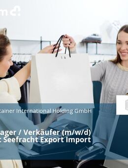 Sales Manager / Verkäufer (m/w/d) Luftfracht Seefracht Export Import - Bayreuth