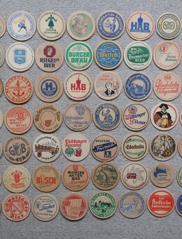 Bierdeckelsammlung 1366 Stück 50er Jahre bis 2000er Jahre - Niddatal