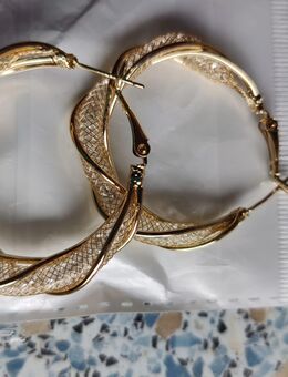 Ohrringe Gold Strass - Brüel