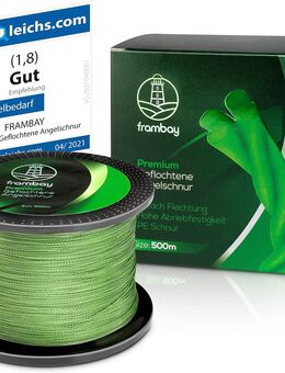 Frambay Geflochtene Angelschnur Flechtung Angelsehne 0,14mm 150m - Birkenfeld (Baden-Württemberg)