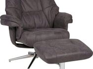 Duo Collection TV-Sessel Burnaby, mit Hocker und Relaxfunktion, 360 Grad drehbar