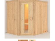 Karibu Sauna Siirin, BxTxH: 196 x 170 x 198 cm, 68 mm, (Set) ohne Ofen