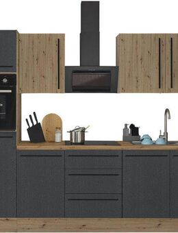 KOCHSTATION Küchenzeile Florida, Breite 270 cm, wahlweise mit E-Geräten,Softclose für Türen/Schubkästen