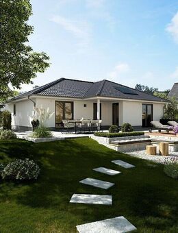 Winkelbungalow 108 massiv gebaut, Preis inkl. Grundstück - Damflos