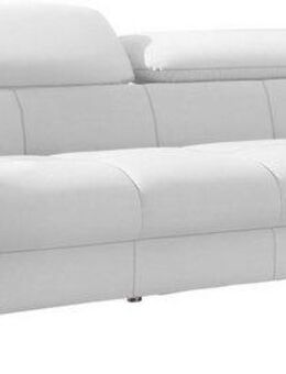 COTTA 3-Sitzer Chef, Big-Sofa mit Kopfteilverstellung, edle Metallkufen