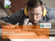 Fachkraft für Wasserversorgungstechnik (m/w/d) - Immenstadt (Allgäu)