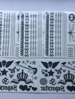 Vintage Einmal Tattoo Bögen Set 1990er Jahre - Fulda