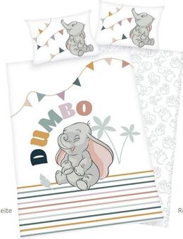 Disney Babybettwäsche Disney´s Dumbo, Flanell, mit liebevollem Motiv