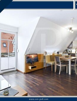 Attraktive 3-Zimmer-Etagenwohnung mit Balkon und Gartennutzung - Dornum
