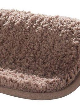 KiNZLER Badematte Chaozhou, Höhe 20 mm, rutschhemmend beschichtet, fußbodenheizungsgeeignet, Polyester, rechteckig, 2er-Set rechteckig 55x50 cm / rechteckig 70x120 cm, Badteppich, Uni Farben, weich, als rechteckig, rund & Set erhältlich