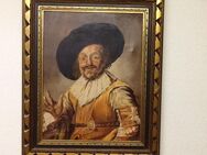 Der fröhliche Trinker -Ölbild auf Leinen-Frans Hals- signiert - - Mahlberg