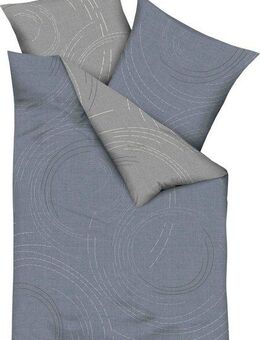 Kaeppel Wendebettwäsche Jaro, in Gr. 135x200, 155x220 oder 200x200 cm, Feinbiber, 2 teilig, mit Reißverschluss, 100% Baumwolle, Bettwäsche mit zeitlosem Design