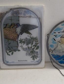 Glas-Hänge-Bilder-Sortiment, 3 Einzel-Motiv-Vorlagen, neu - Simbach (Inn) Zentrum