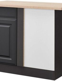 KOCHSTATION Eckunterschrank KS-Stockholm hochwertige MDF-Fronten