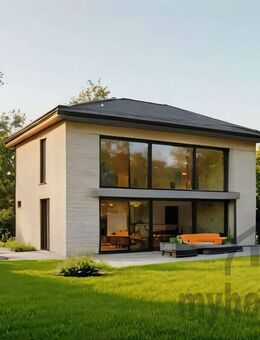Dort wohnen, wo andere Urlaub machen mit Bauhausvilla mit Keller in Emskirchen - Emskirchen