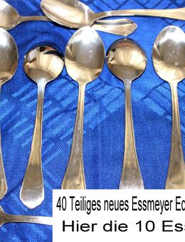 40 Teiliges Markenbesteck# ESSMEYER# Edelstahl # Poliert# # jeweils 10 Teile - Müllheim