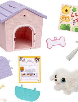 Moose Spielwelt Little Live Pets: My Puppy's Home Mini, Pink