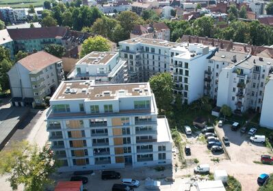 Dachterrasse Süd,Ost+West. 2.OG, KfW-55, Ideale Innenstadtwohnung