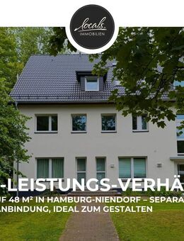 2 Zimmer auf 48 m² in Hamburg-Niendorf - separate Küche, 1. OG, gute Anbindung, ideal zum Gestalten - Hamburg