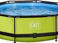 EXIT Framepool Kartuschen-Filterpumpe (Set, 3-tlg), 300x76 cm, mit Filterpumpe