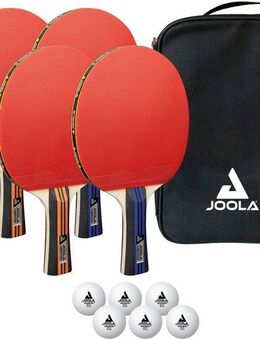 Joola Tischtennisschläger TT-Set Family Advanced (Set, mit Bällen, mit Schlägerhülle)