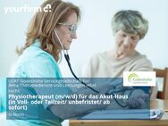 Physiotherapeut (m/w/d) für das Akut-Haus (in Voll- oder Teilzeit/ unbefristet/ ab sofort) - Bonn