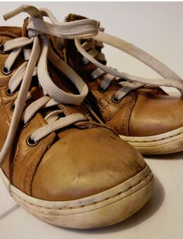 kleine Kinder-Ledersneakers, Größe 26 - Krefeld