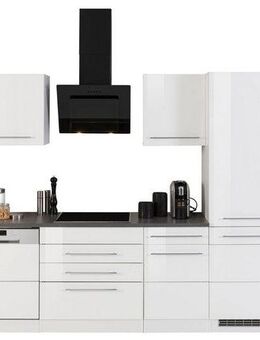 KOCHSTATION Küchenzeile KS-Trient, Breite 360 cm, wahlweise mit E-Geräten, mit Arbeitsplatte