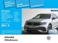 VW Tiguan, 2.0 TSI R-Line BlackStyle SchaWi IQ Light DiscoverMedia Light Front Travel Lane Digital KeylessAccess EasyOpen&Close Alu19Valencia, Jahr 2023 - Ottobrunn